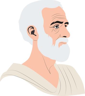 Sextus Empiricus writing portrait