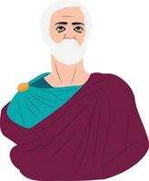 Myson of Chenae statue vector