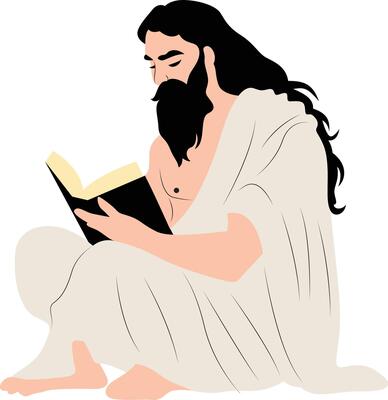 Lyco of Troas reading book