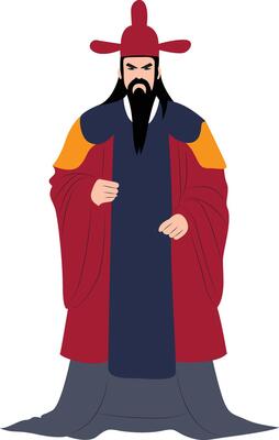 Ksitigarbha Bodhisattva hand drawn