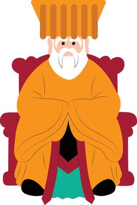 Jade Emperor hand drawn