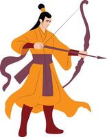 Houyi God of Archery vector