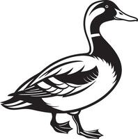 Silhouette of a Duck vector