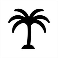 Palm tree icon vector