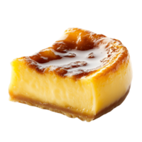 A serving of creme brulee with a caramelized sugar crust png