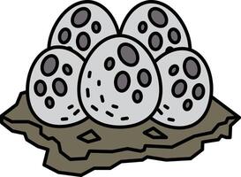 A group of small, round, gray rocks are sitting on a surface vector