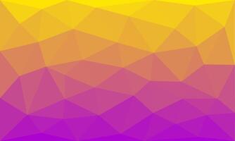 Abstract geometric pattern background. Modern polygon shapes with bright yellow and magenta gradient texture vector