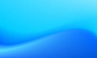 Abstract blank gradient background illustration of blue color. Smooth wavy ambient texture design for banner, cover, web, digital, decorative, backdrop, advertising, display, header, surface, greeting vector