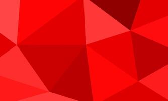 Red triangle mosaic texture. irregular pattern of geometric triangle shape vector