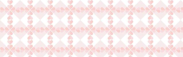 Valentine's day abstract geometric seamless pattern bauhaus. A pink and white geometric pattern vector