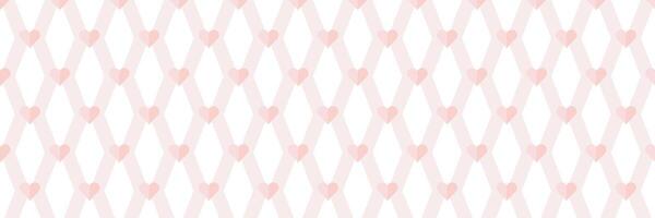 Valentine's day abstract geometric seamless pattern bauhaus. A pink and white pattern with a diagonal line vector