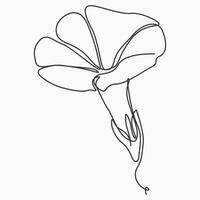 Flower design element aset vector