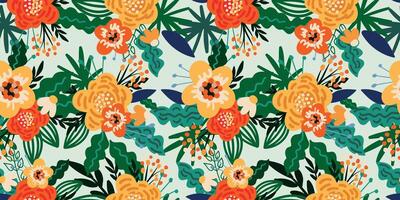 Seamless Floral Pattern. Graphics for Diverse Applications vector
