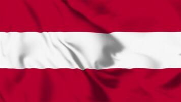 Realistic Austria Flag flying waving in the wind Animation video