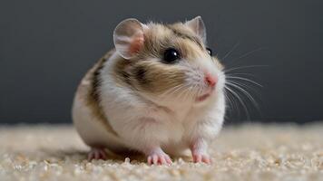Adorable Campbell's Dwarf Hamster with Big Eyes photo