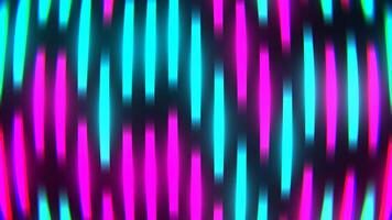 Cyan and Pink Neon Equalizer Effect Background VJ Loop in 4K video