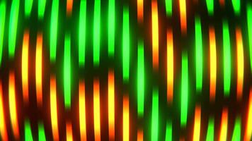 Green and Orange Neon Equalizer Effect Background VJ Loop in 4K video