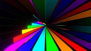 Multicolor Neon Lights Alternating Movement Background VJ Loop in 4K video