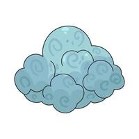 Illustration of cloud vector