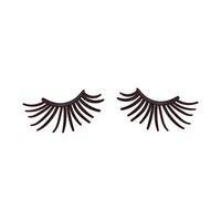Illustration of False Eyelashes vector