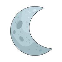 Illustration of moon vector