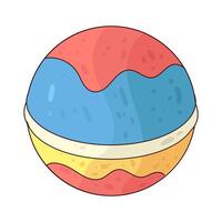 Illustration of Bath Bomb vector