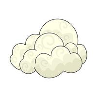 Illustration of cloud vector