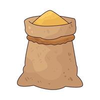 Illustration of Grain Sack vector