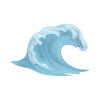 Illustration of ocean wave vector