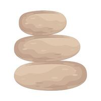 Illustration of pebble vector