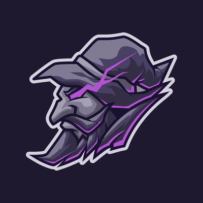 Magician Head Esport Mascot Illustration is perfect for your brand business