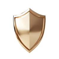 A silver shield isolated on transparent background png