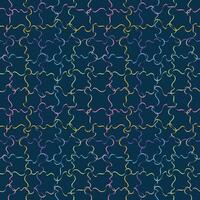 Colorful Twisted Ribbons Seamless Pattern vector