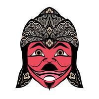Cepot Indonesian Sundanese Wayang Golek Puppet Character vector