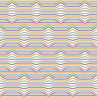Multicolor Lines Seamless Pattern vector