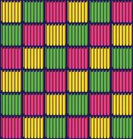 Flat Glitchy Checkered Seamless Pattern vector