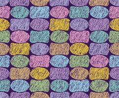Colorful Rough Scribble Seamless Pattern vector