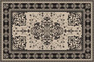 Vintage Arabic pattern.Persian colored carpet.Rich ornament for fabric design,handmade,interior decoration,textiles.Abstract design of persian carpet with geometric ornament.Moroccan style. vector