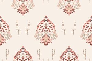 vintage damask pattern design vector