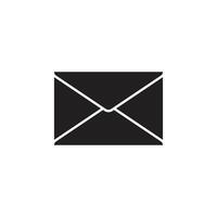 Envelope with letter icon in flat style. Email document illustration on isolated background. Postcard sign business concept. vector