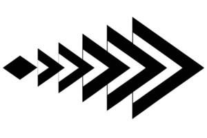 Slash line arrow grid decorative diagonal divider vector