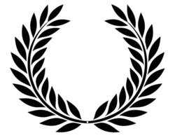 Set of wreaths and branches with leaves vector