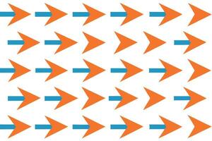 Arrow pattern seamless repeating for any web design vector
