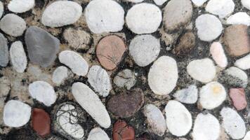 Natural Stone Flooring with Mixed Rock Patterns photo