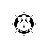 academy school logo design vector