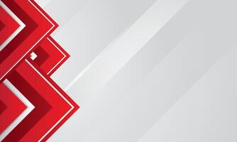 Red white professional geometric abstract background vector