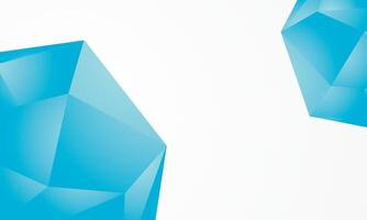 Blue geometric shapes abstract background vector