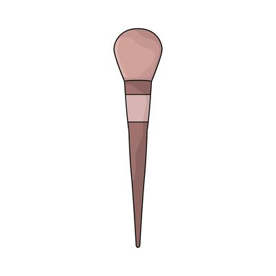 illustration of Makeup Brush