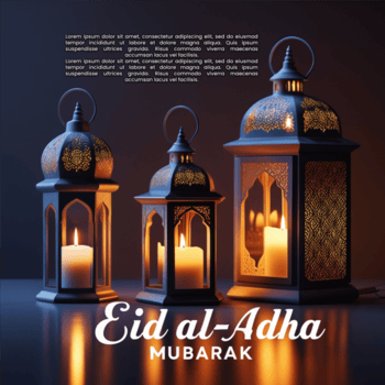 lindo Ramadã Mubarak fundo para eid ul fitr e piedosos mês celebrações psd