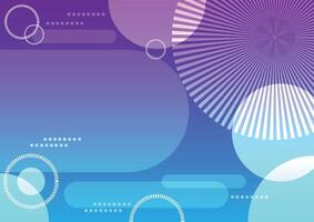 Blue and purple gradient geometric design shapes on a background. vector